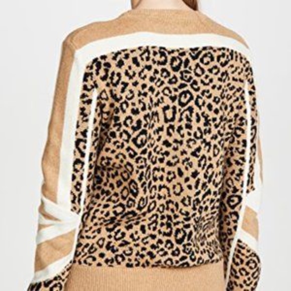 Current/Elliott Duvall Leopard Animal Print Sweater - Picture 8 of 12